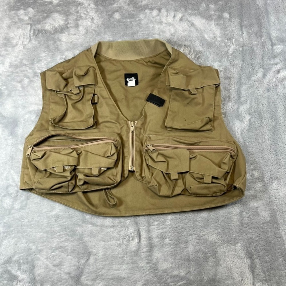 Caddis Fishing Vest Size Medium Polyester & Cotton McMinnville Or USA Made
